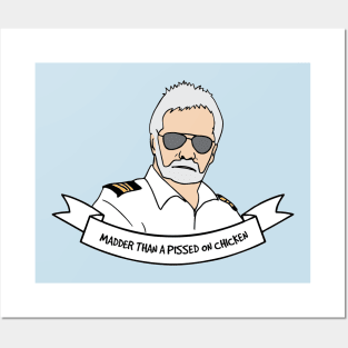 Captain Lee "Madder Than A Pissed On Chicken" Posters and Art